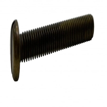 #6-32 X 3/8 In Slotted Pan Machine Screw, Plain Brass